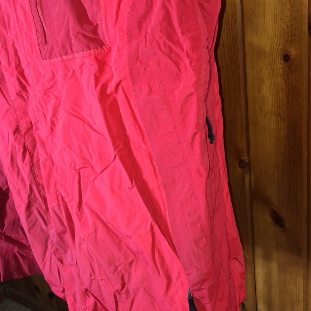 The north face men’s red jacket size large rain jacket outdoors hiking coat​ - Picture 4 of 9